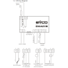 Digital DIN Rail Mounted Temperature Controller EVCO EV6421M5VHBS