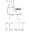 Digital Refrigeration Thermostat EVCO EV6221P73