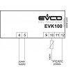 EVCO EVK100 Digital Thermometer